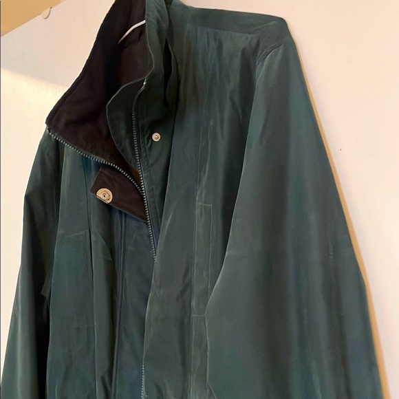 London Fog Barbour Green jacket L - Picture 2 of 8